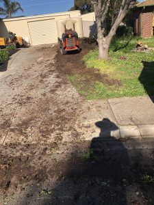 driveway before